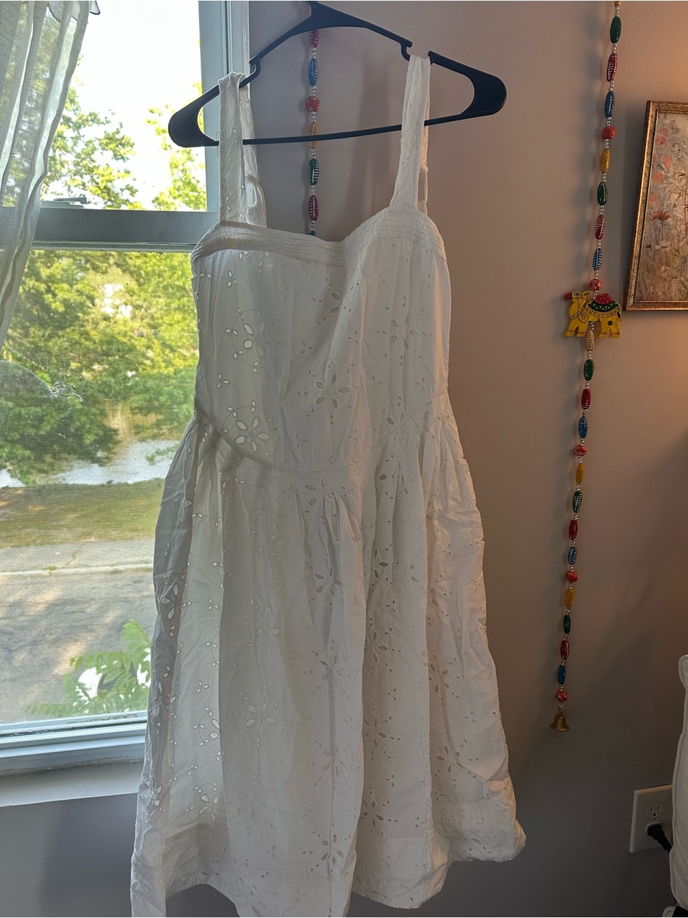 Free People White primavera eyelet dress NWOT